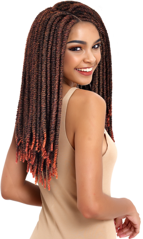 FREEDOM COLLECTION BY SLEEK CRO SPIRAL LOCS Synthetic crochet braid.  Coiled spiral crochet style.  Lightweight & natural. Quick & easy to apply.  For natural UK black women. Available now from the Kinky Wigs store- the best online source for natural looking wigs, weaves, ponytails, clip in extensions and crochet braids. CHEAP UK 