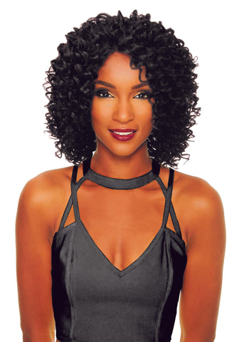 Spotlight curly bob lace kinky wig. For UK black women and girls.  www.kinky-wigs.com cheap wigs, lace wigs, weaves, clip in extensions, crochet braids and ponytails in human and synthetic hair.