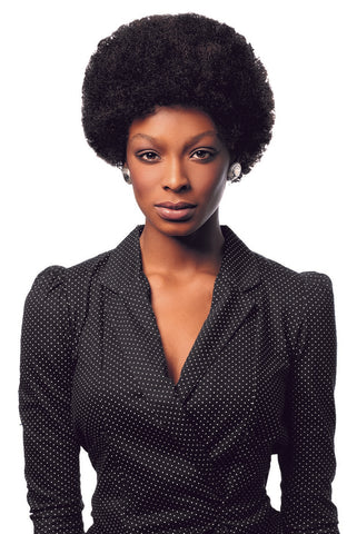 wig fashion short afro wig in human hair.  For UK black women and girls.  www.kinky-wigs.com cheap wigs, lace wigs, weaves, clip in extensions, crochet braids and ponytails in human and synthetic hair.