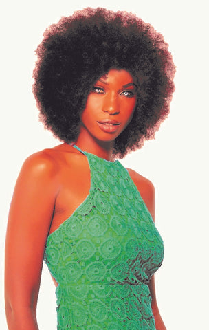 Big afro wig amara la negra.  For UK black women and girls.  www.kinky-wigs.com cheap wigs, lace wigs, weaves, clip in extensions, crochet braids and ponytails in human and synthetic hair.